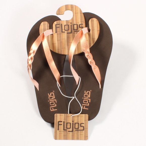 Flojos Women's Slip On Thong Sandals Slides NWT - Picture 7 of 7